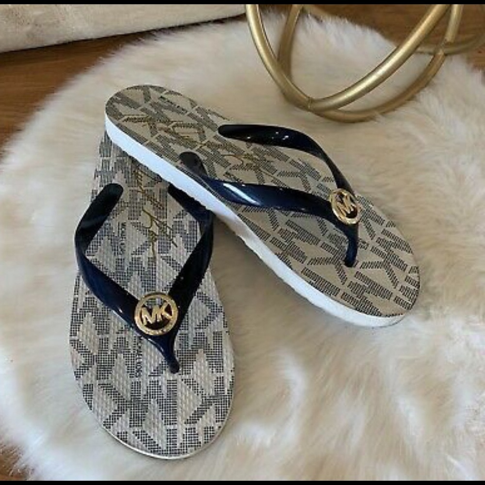 Brand new Michael kors flip flops